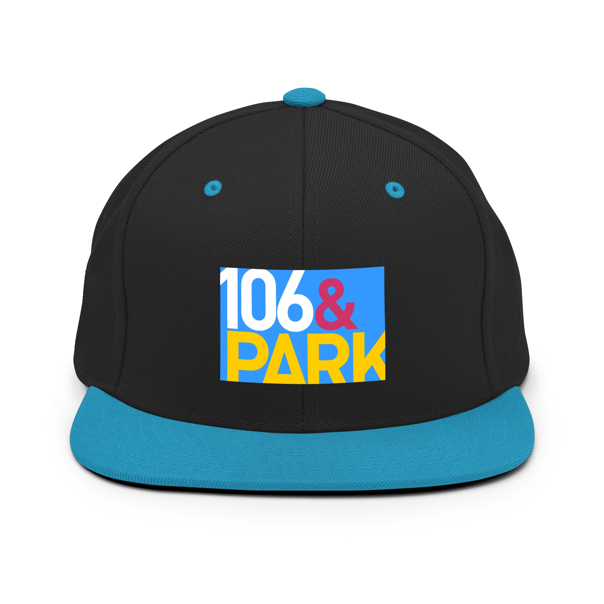 106 & Park Square Logo Flat Bill Hat - Image 5