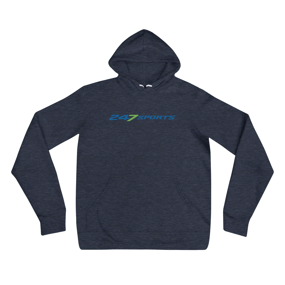 247Sports Logo Adult Fleece Hooded Sweatshirt - Image 3