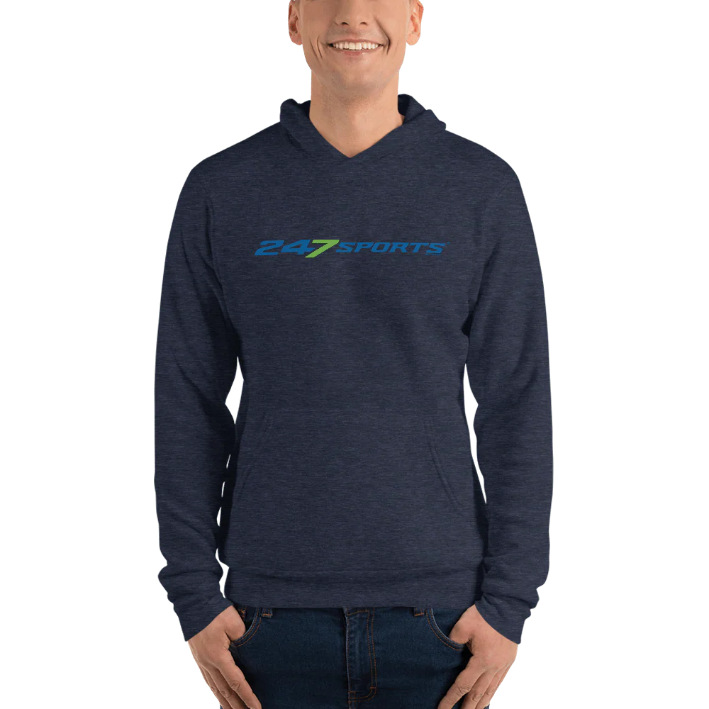 247Sports Logo Adult Fleece Hooded Sweatshirt - Image 4