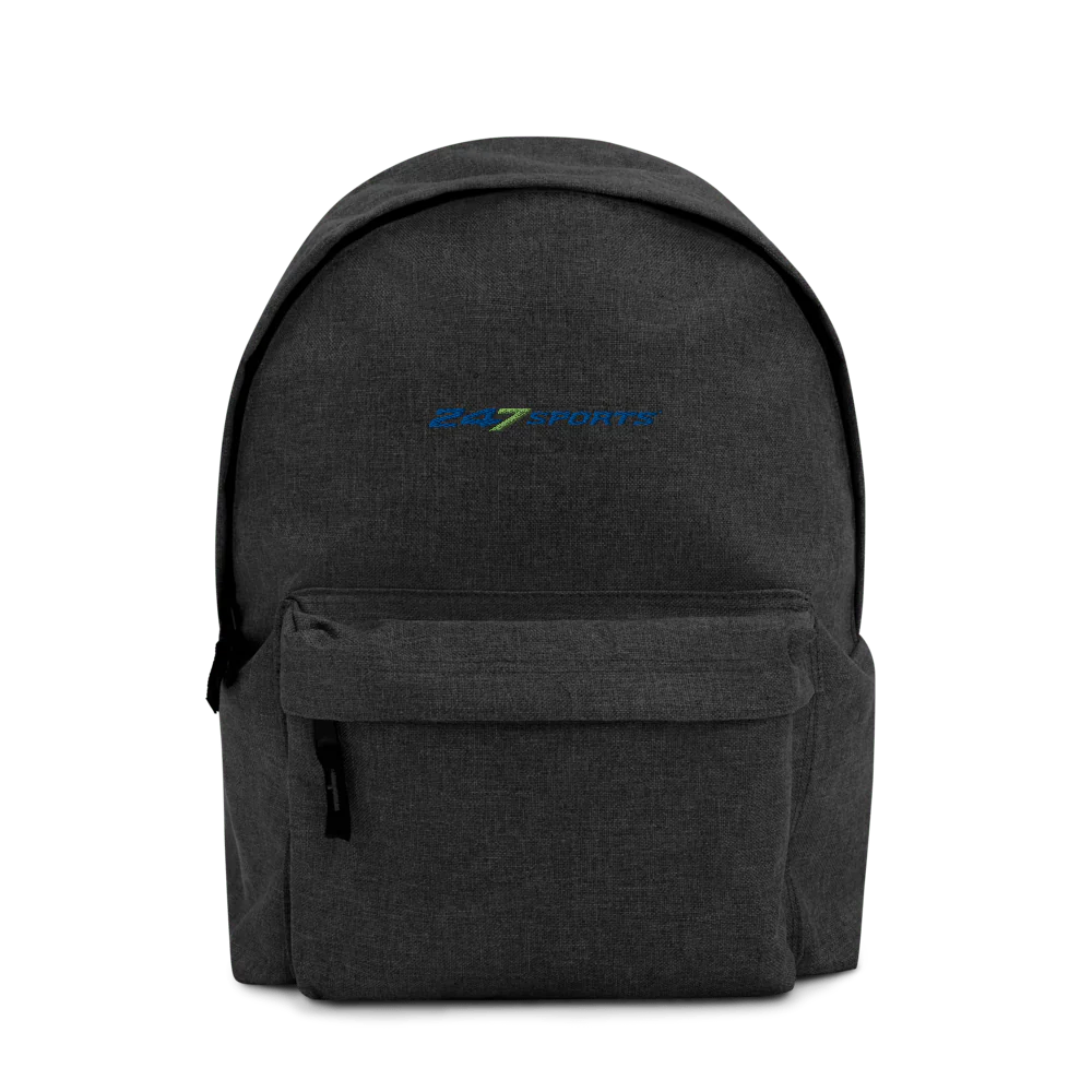 247 Sports Logo Embroidered Backpack