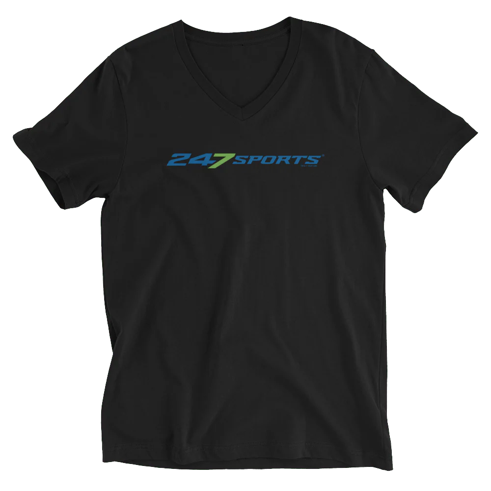 247 Sports Logo V-Neck Short Sleeve T-Shirt