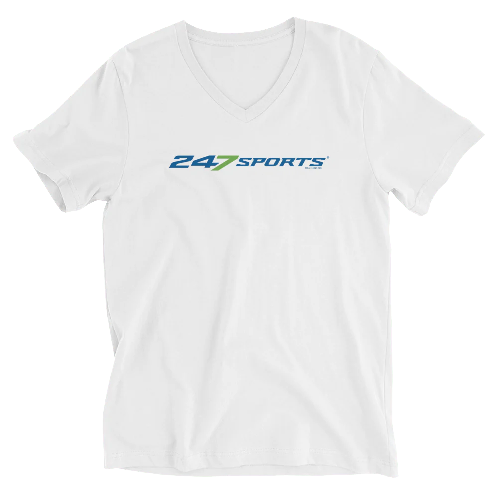 247 Sports Logo V-Neck Short Sleeve T-Shirt - Image 2