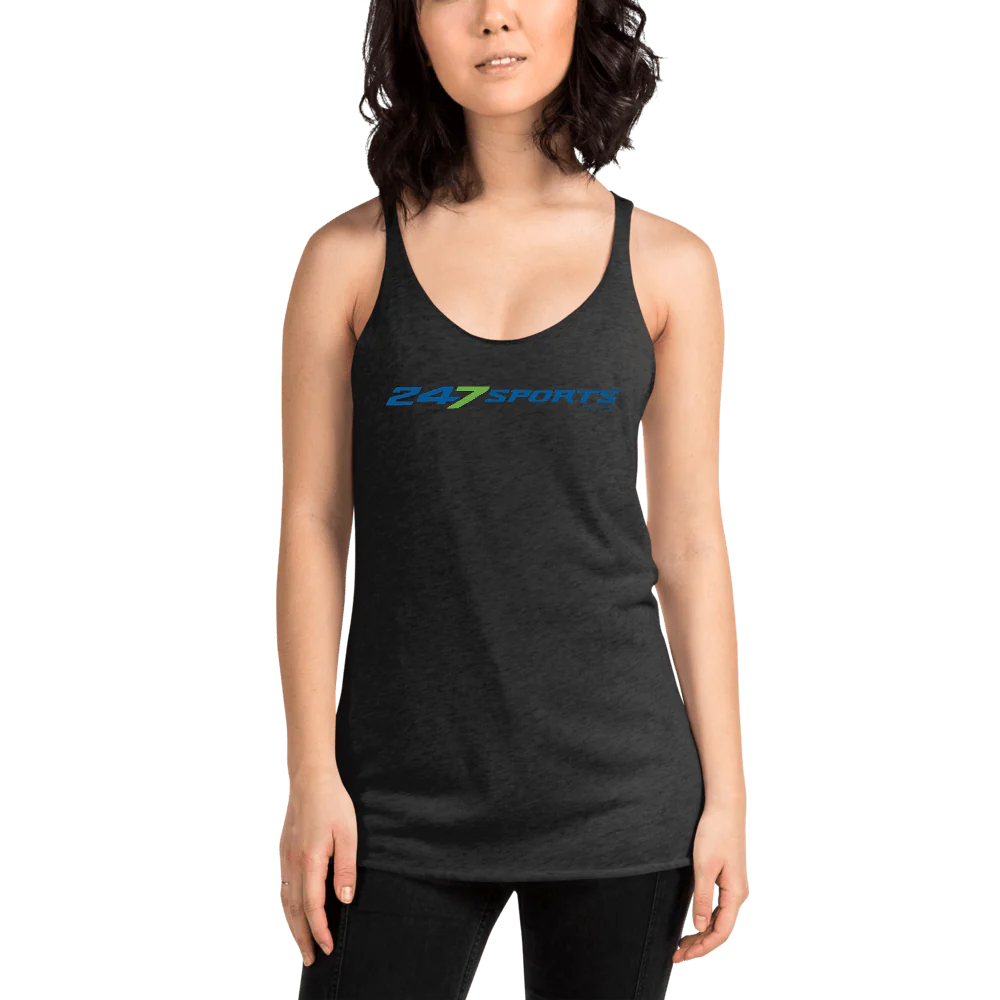 247 Sports Logo Women's Tri-Blend Racerback Tank Top