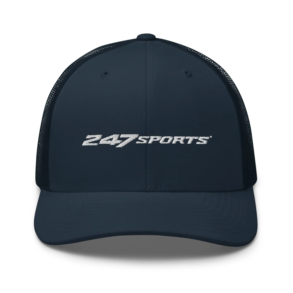 247 Sports White Logo Retro Trucker Hat - Image 2