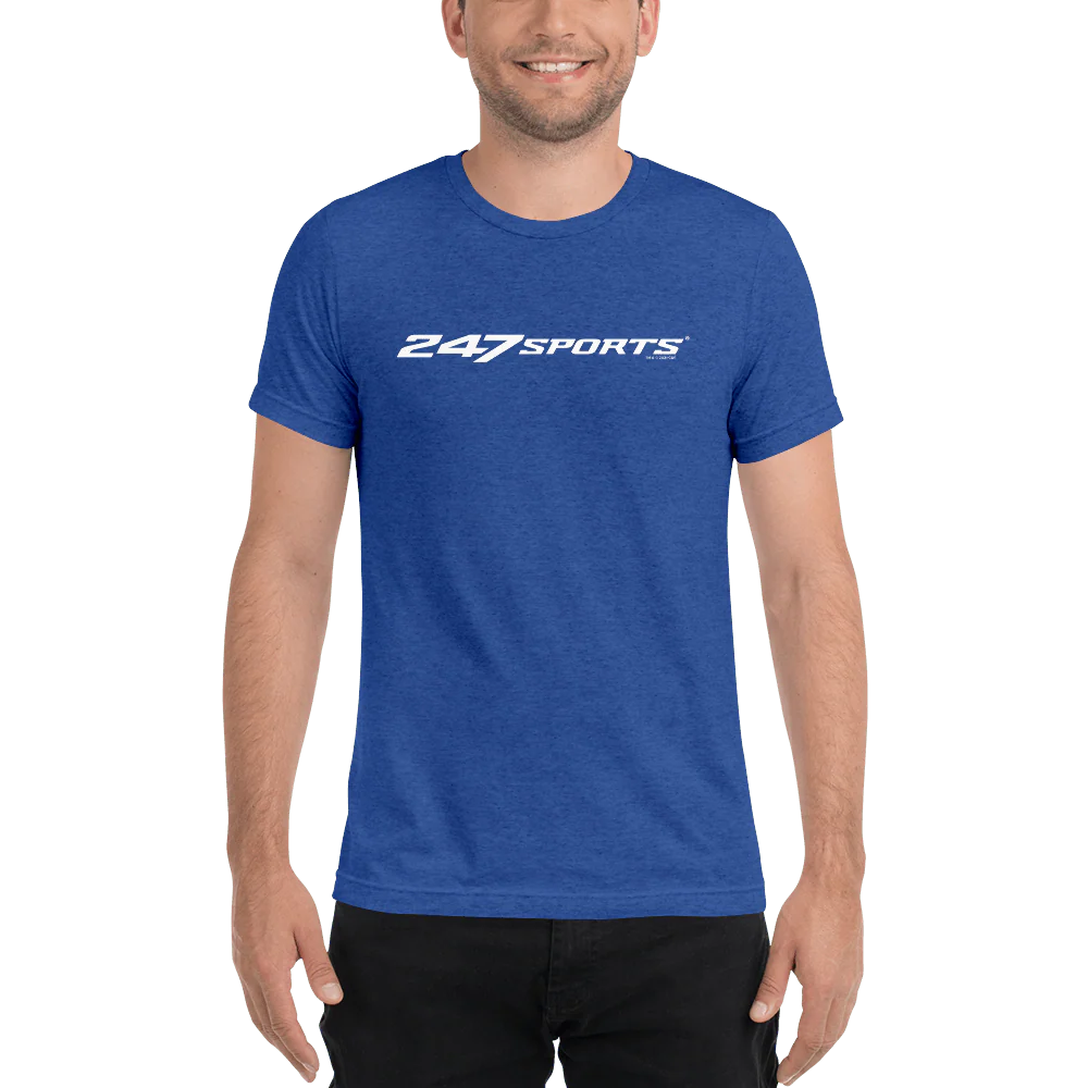 247 Sports White Logo Unisex Tri-Blend T-Shirt - Image 5