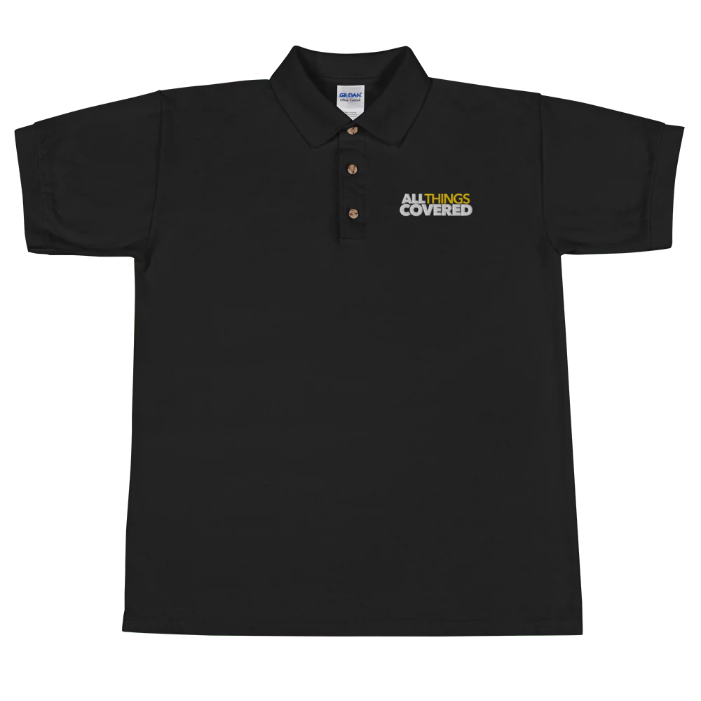 All Things Covered Podcast ATC Podcast Logo Premium Polo Shirt