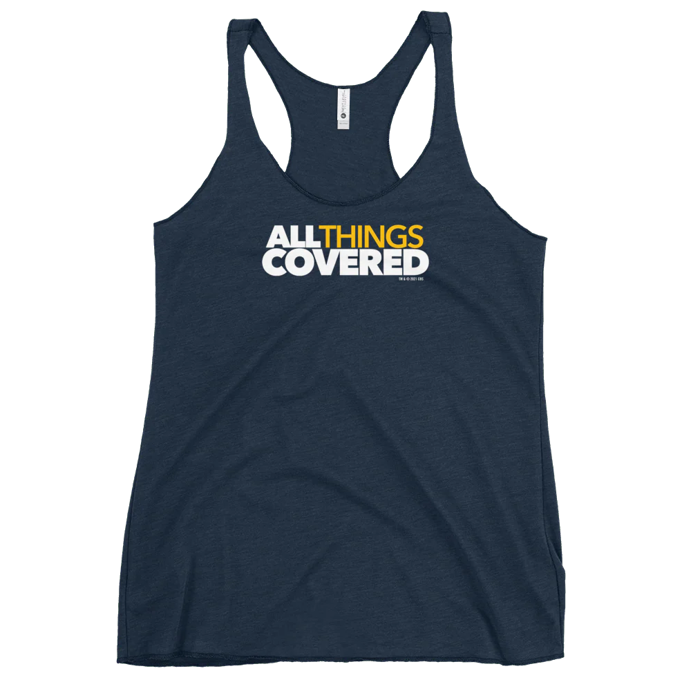 All Things Covered Podcast ATC Podcast Logo Women's Tri-Blend Racerback Tank Top - Image 2