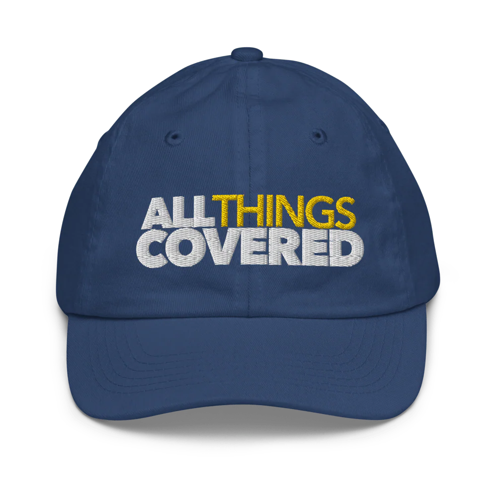 All Things Covered Podcast ATC Podcast Logo Youth Baseball Hat - Image 2