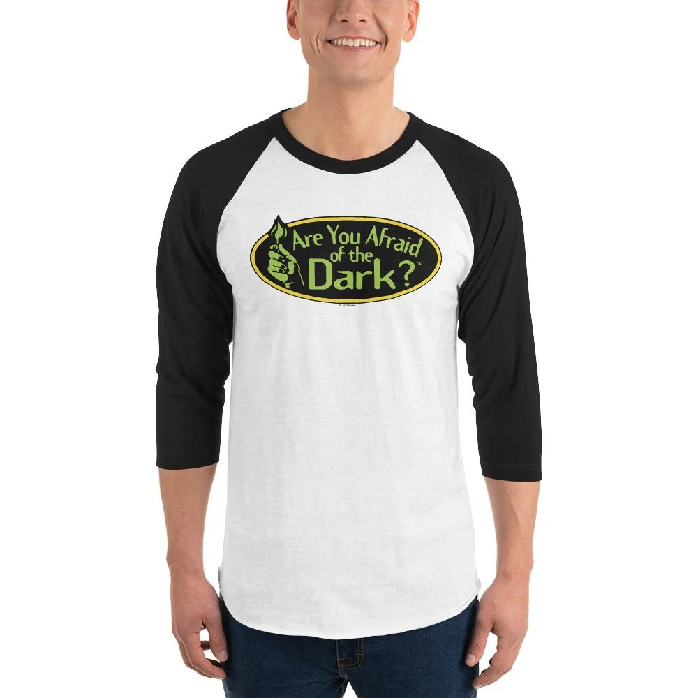 Are You Afraid of the Dark Original Logo Adult 3/4 Sleeve Raglan Shirt - Image 5