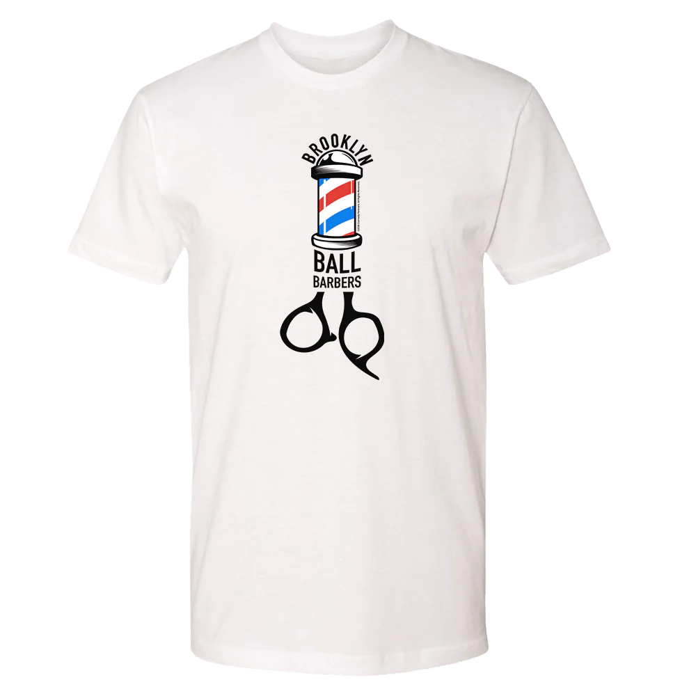 As Seen On Comedy Central Ball Barbers Logo Adult Short Sleeve T-Shirt