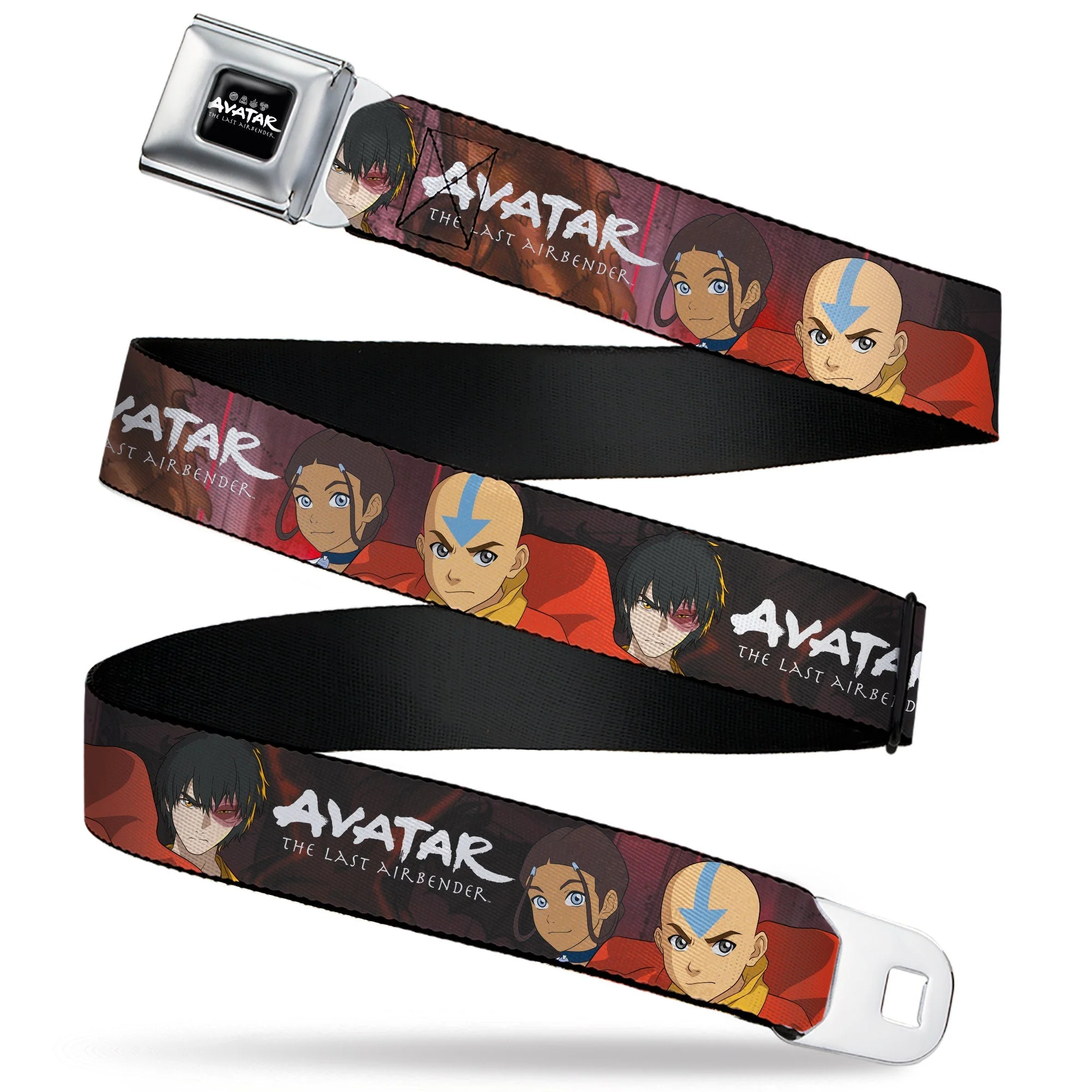 Avatar: The Last Airbender Group Pose Graphic Seatbelt Belt