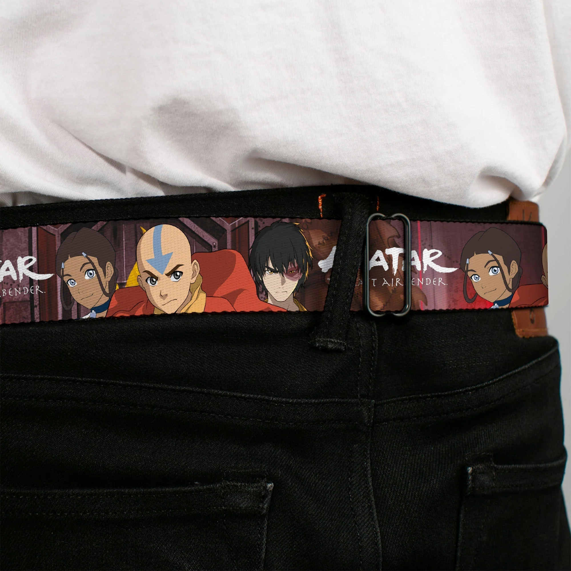 Avatar: The Last Airbender Group Pose Graphic Seatbelt Belt - Image 4