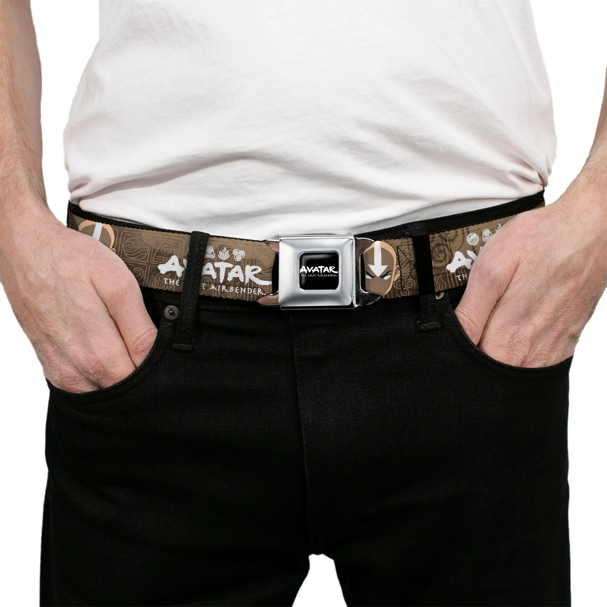 Avatar: The Last Airbender Aang Face Close-Up Seatbelt Belt - Image 3