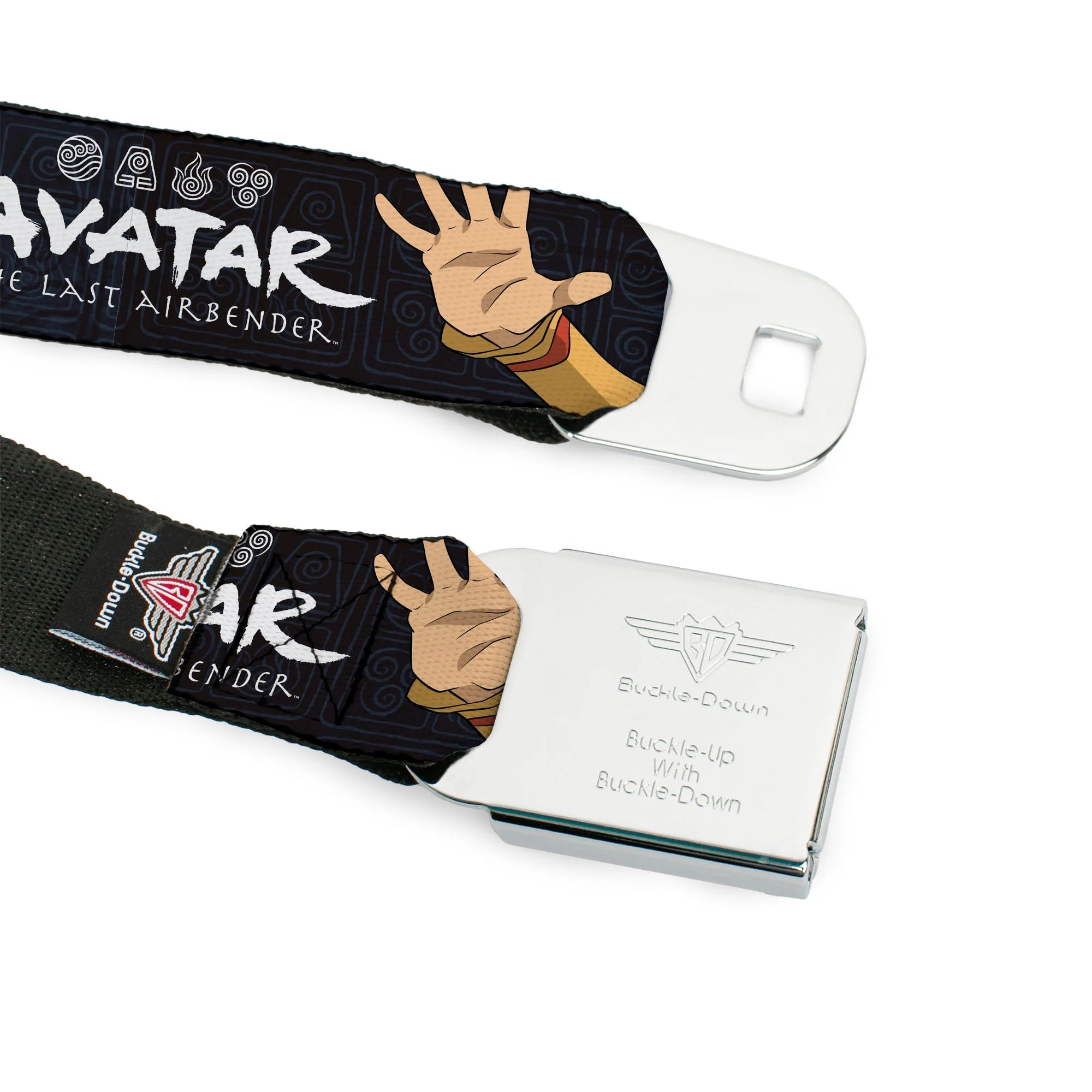 Avatar: The Last Airbender Aang Face and Logo Seatbelt Belt - Image 9