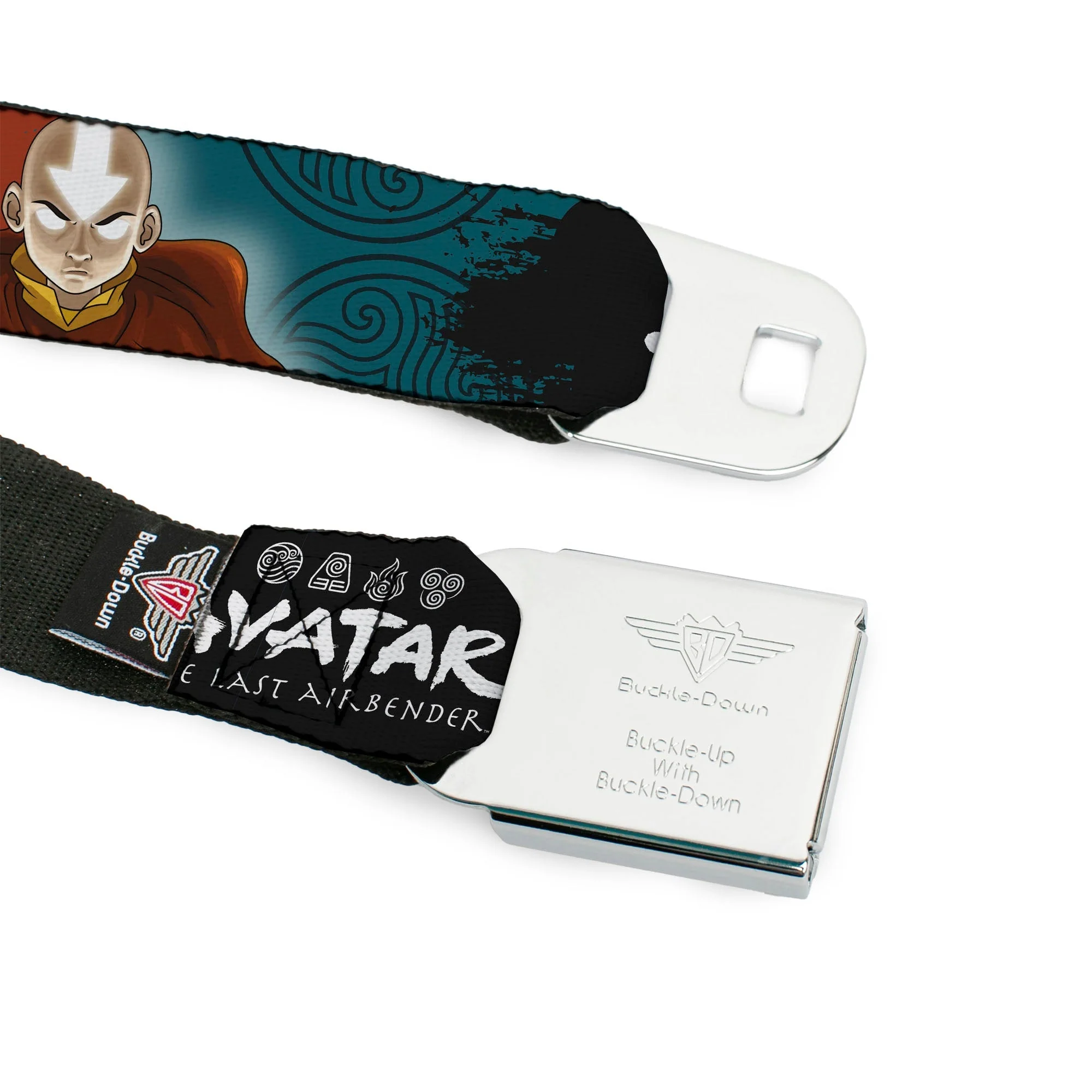 Avatar: The Last Airbender Aang Face Graphic Seatbelt Belt - Image 9