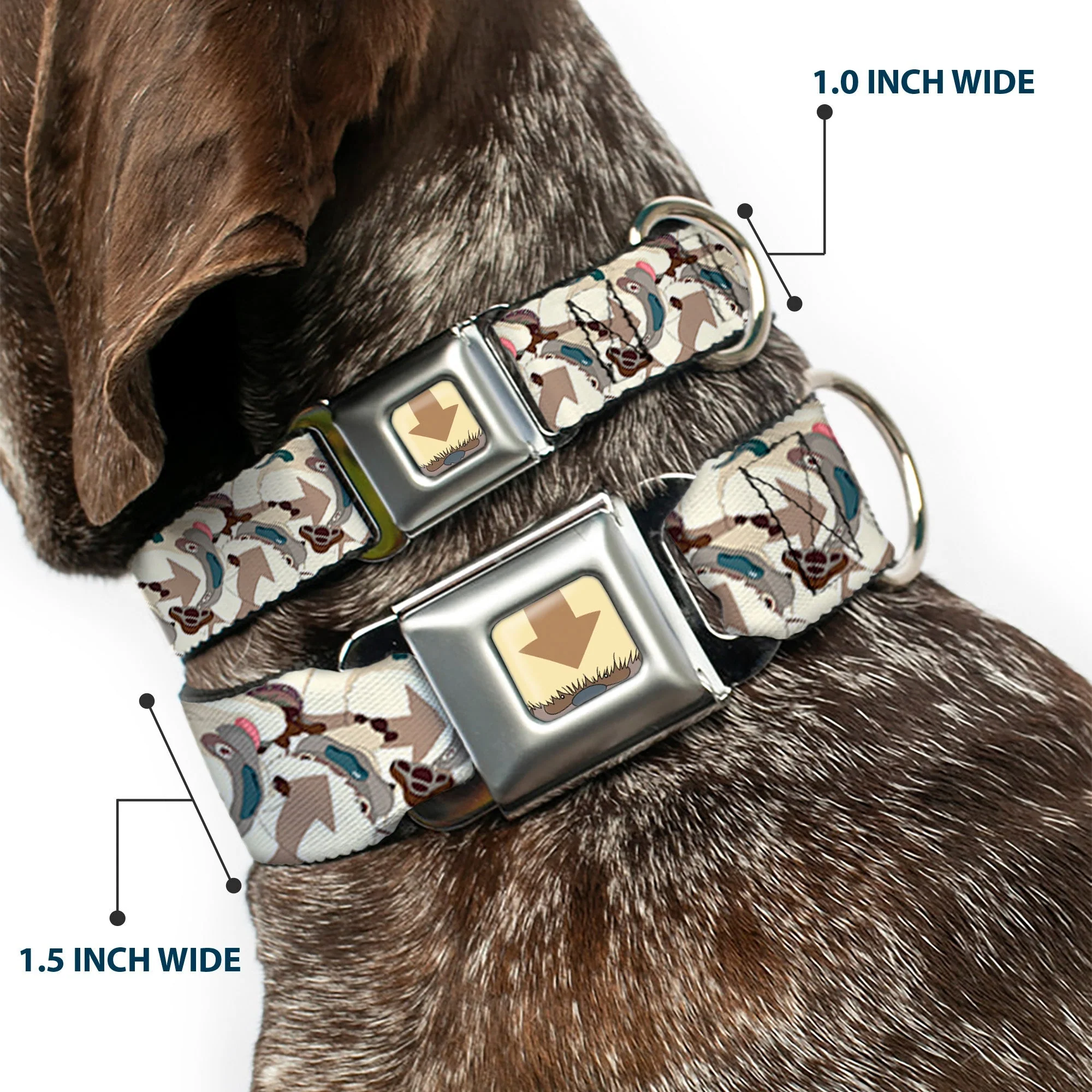 Avatar: The Last Airbender Appa Poses Seatbelt Dog Collar - Image 2