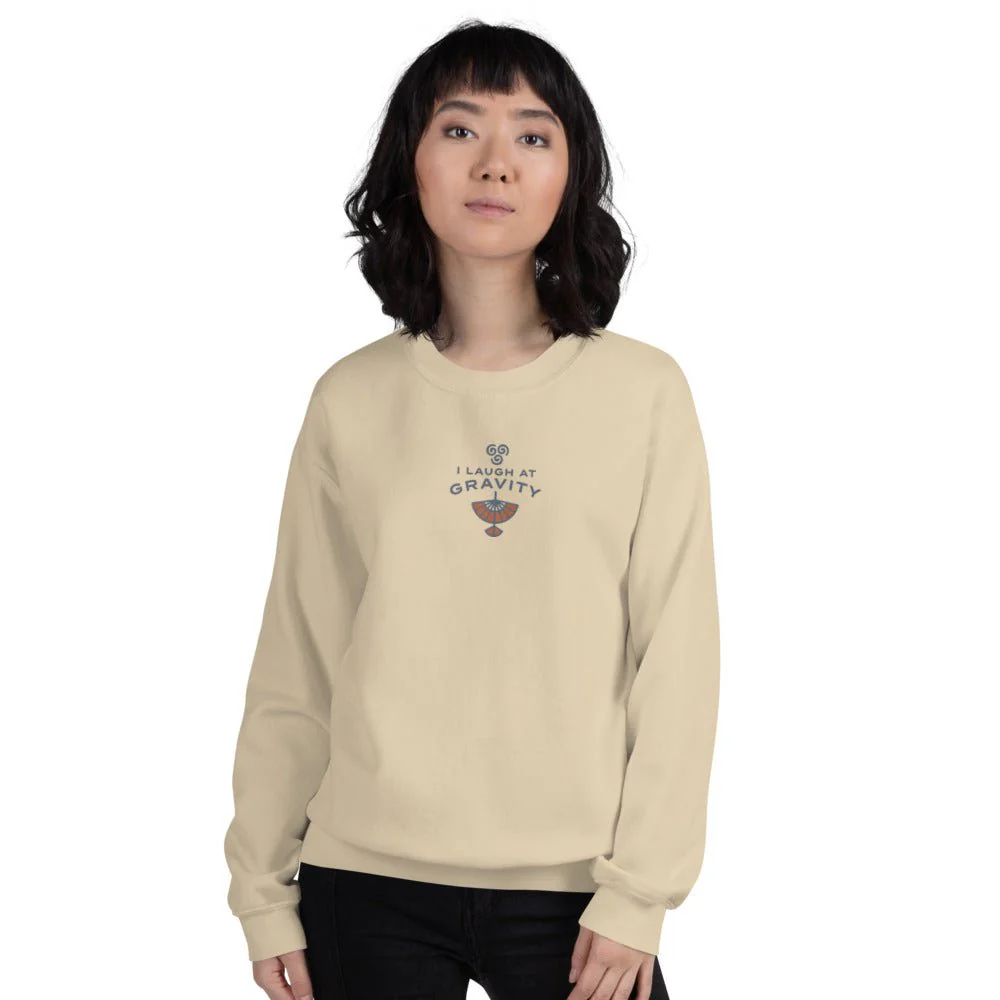 Avatar: The Last Airbender I Laugh at Gravity Embroidered Crewneck Sweatshirt - Image 3