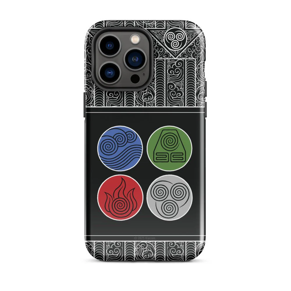 Avatar: The Last Airbender Water Earth Fire Air iPhone Case - Image 25