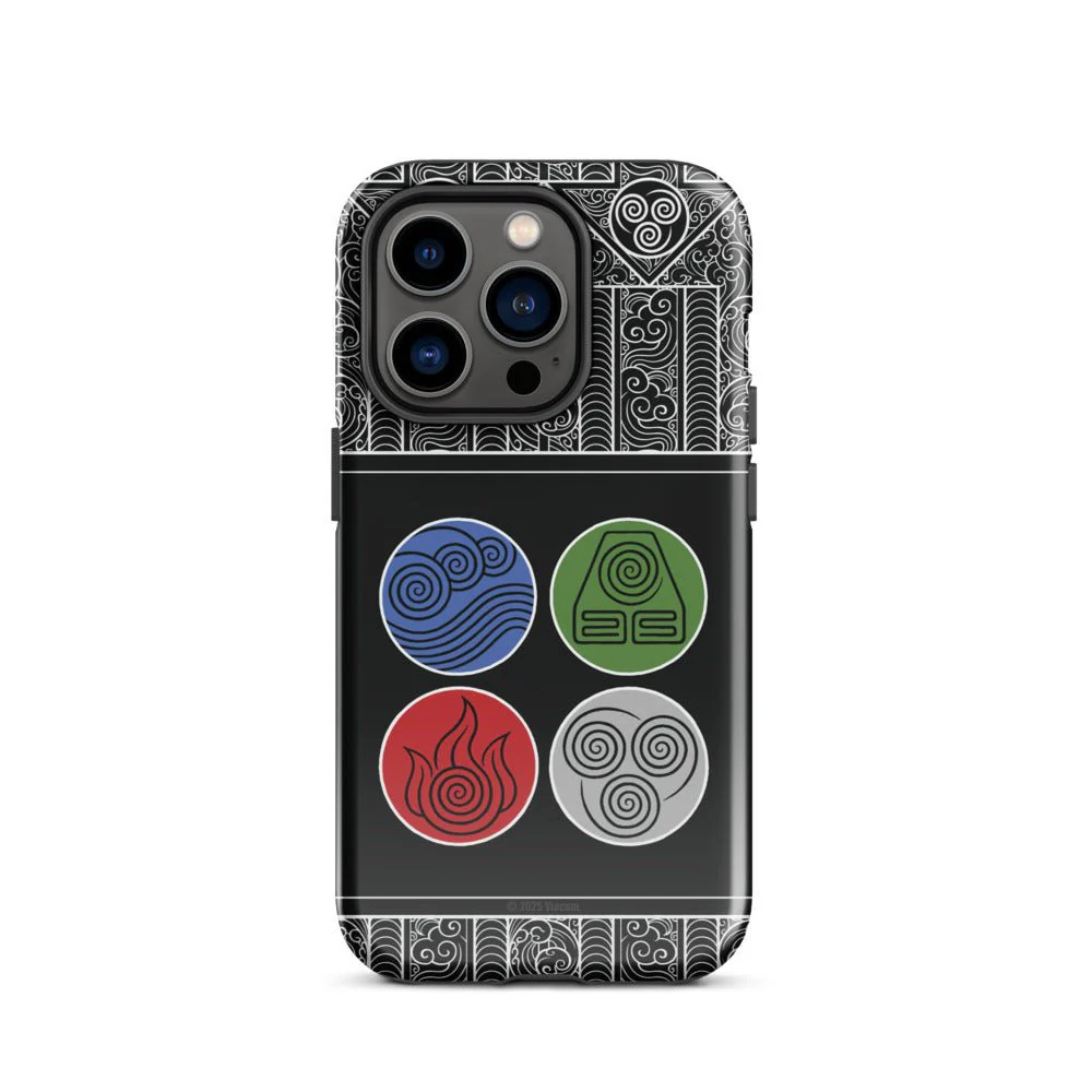 Avatar: The Last Airbender Water Earth Fire Air iPhone Case - Image 28