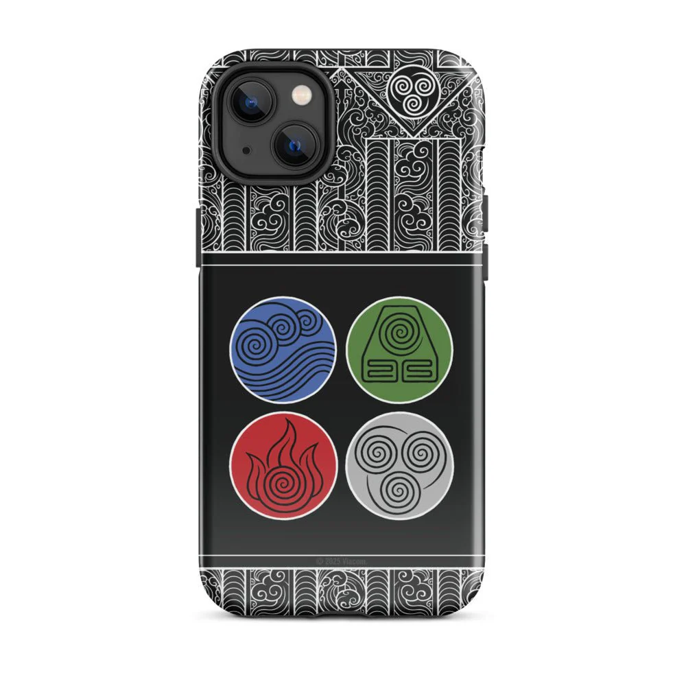 Avatar: The Last Airbender Water Earth Fire Air iPhone Case - Image 31