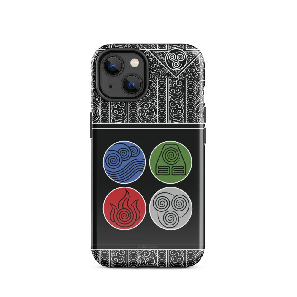 Avatar: The Last Airbender Water Earth Fire Air iPhone Case - Image 34