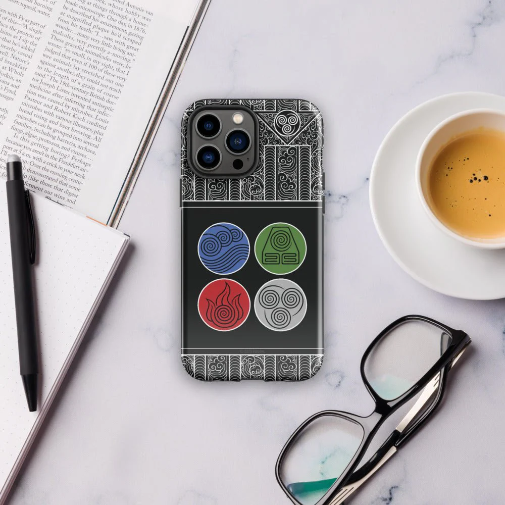 Avatar: The Last Airbender Water Earth Fire Air iPhone Case - Image 39