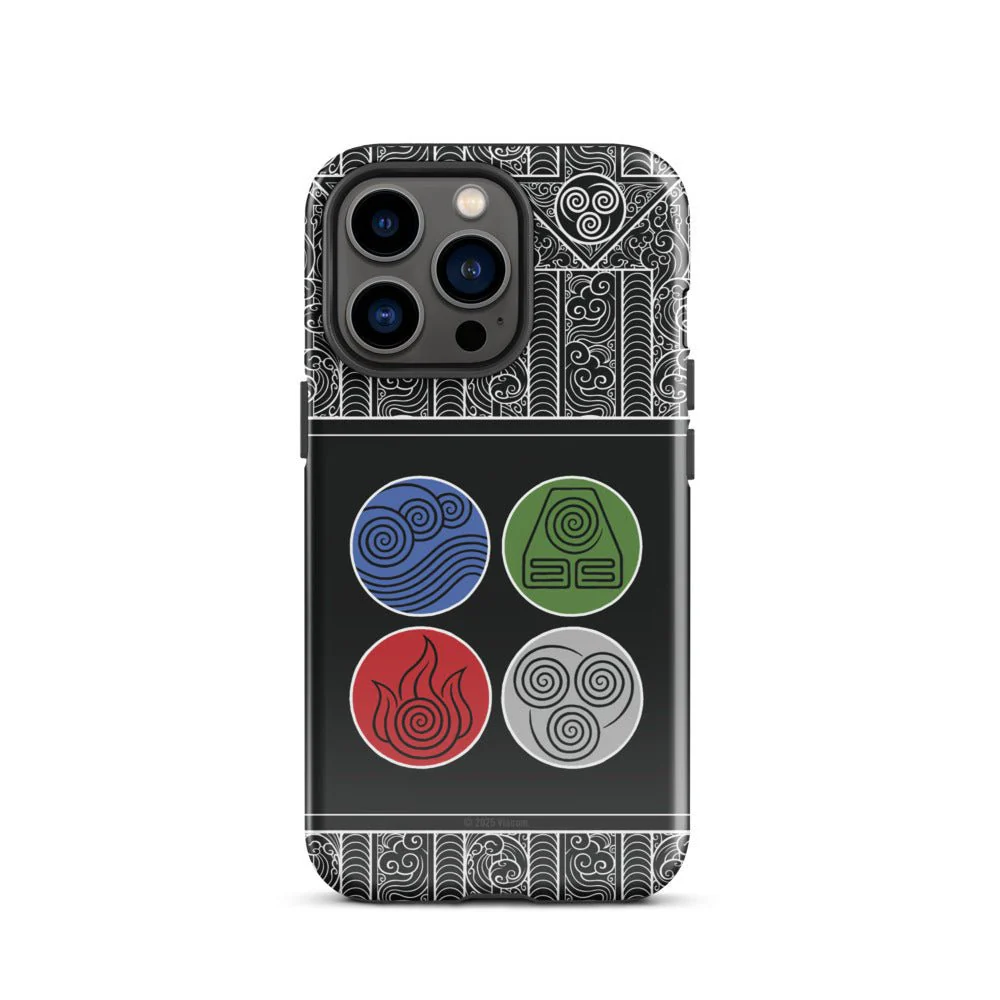 Avatar: The Last Airbender Water Earth Fire Air iPhone Case - Image 40