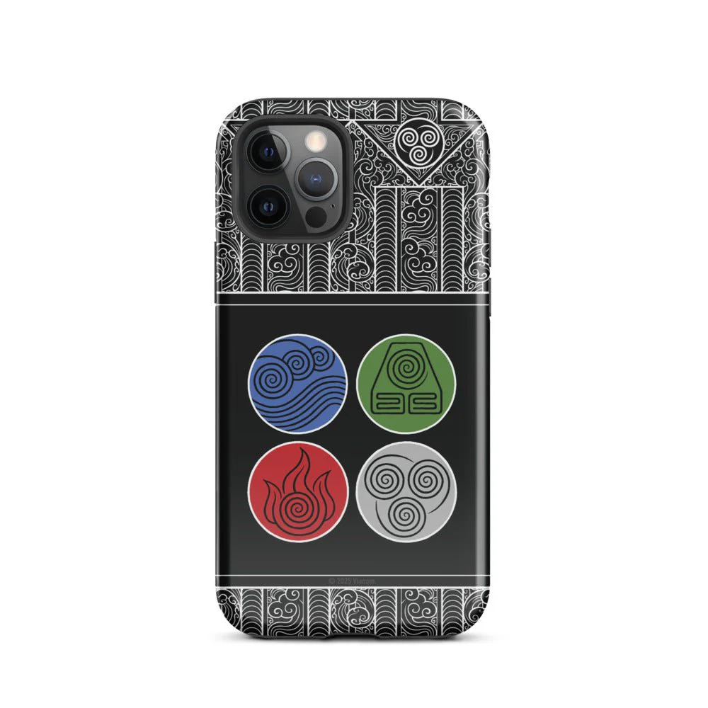 Avatar: The Last Airbender Water Earth Fire Air iPhone Case - Image 52