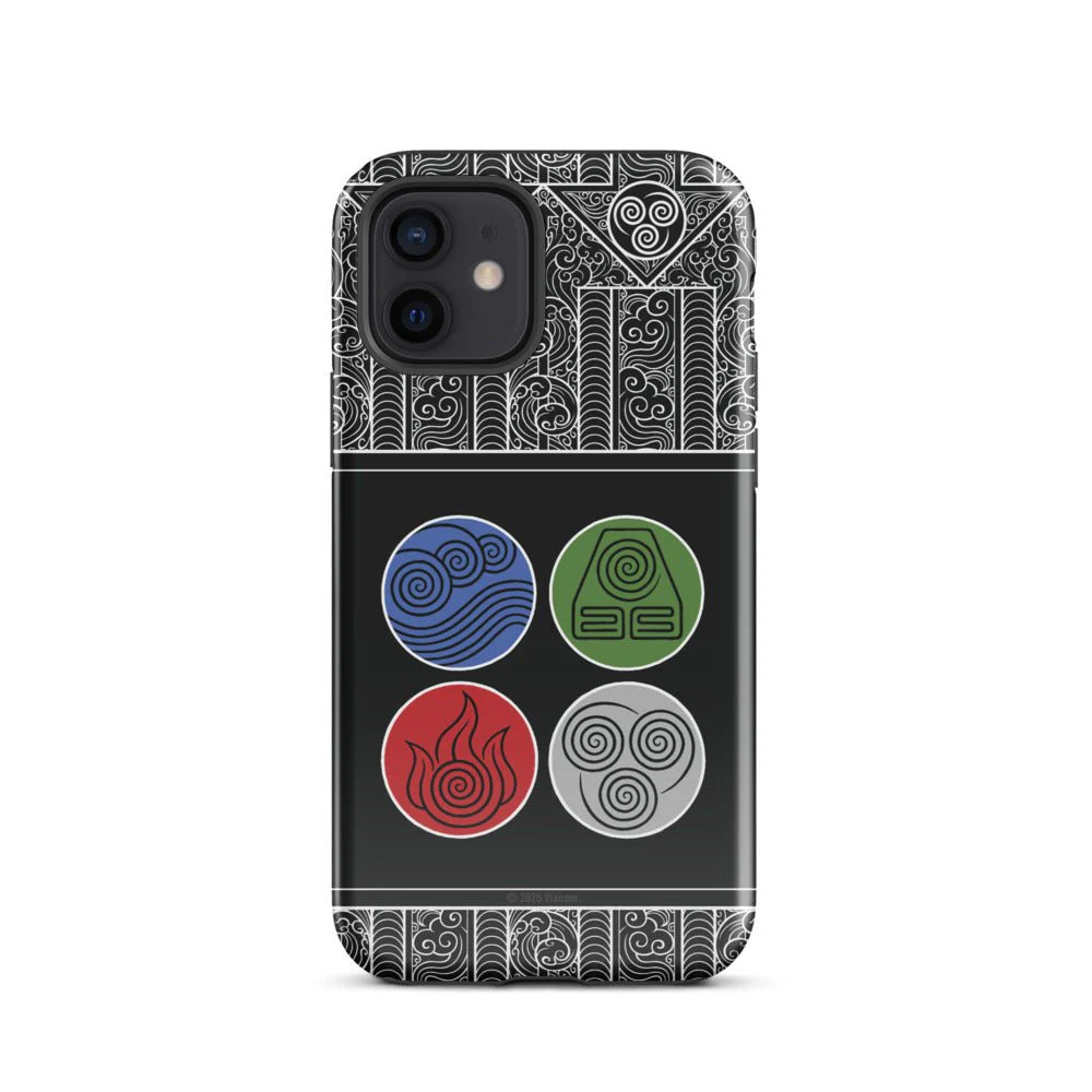 Avatar: The Last Airbender Water Earth Fire Air iPhone Case - Image 58