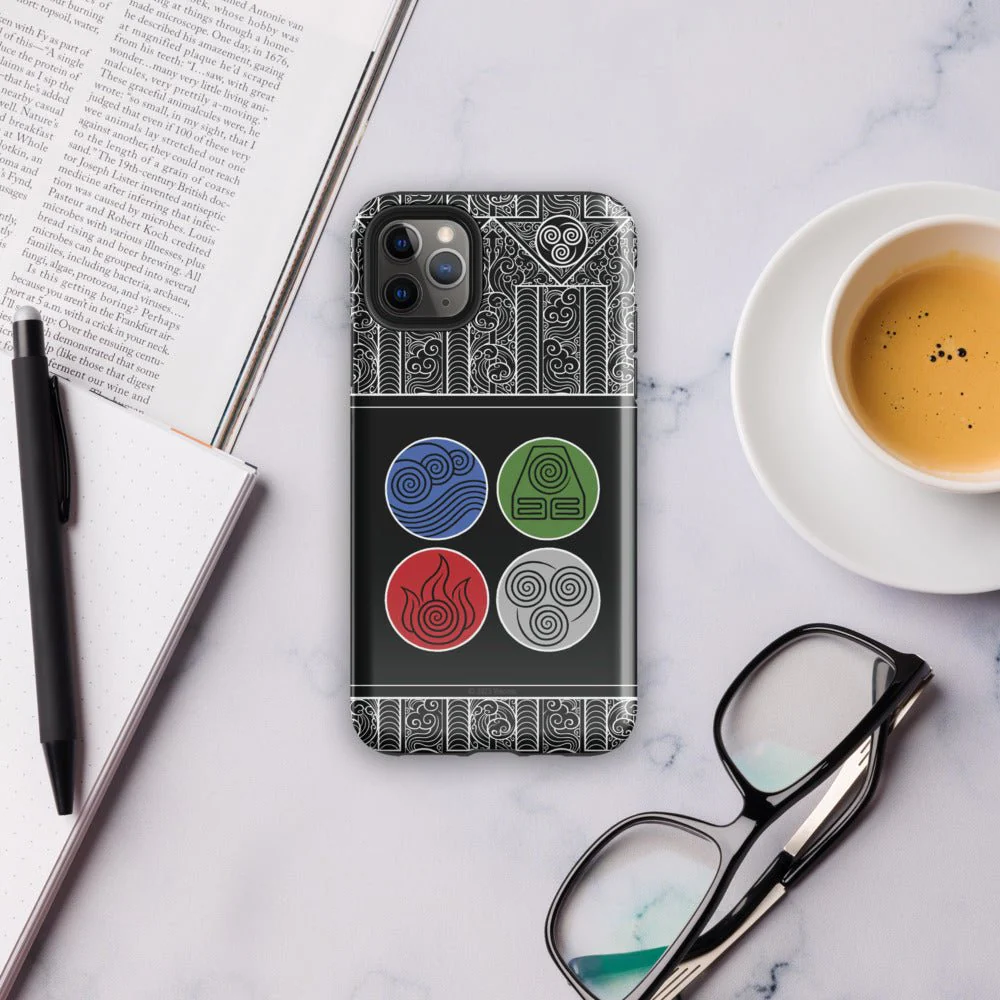 Avatar: The Last Airbender Water Earth Fire Air iPhone Case - Image 63