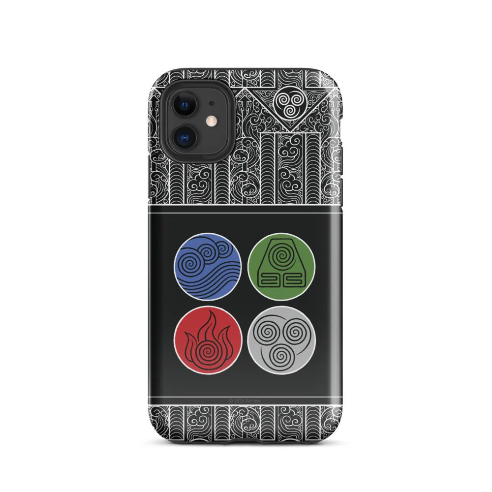 Avatar: The Last Airbender Water Earth Fire Air iPhone Case - Image 67