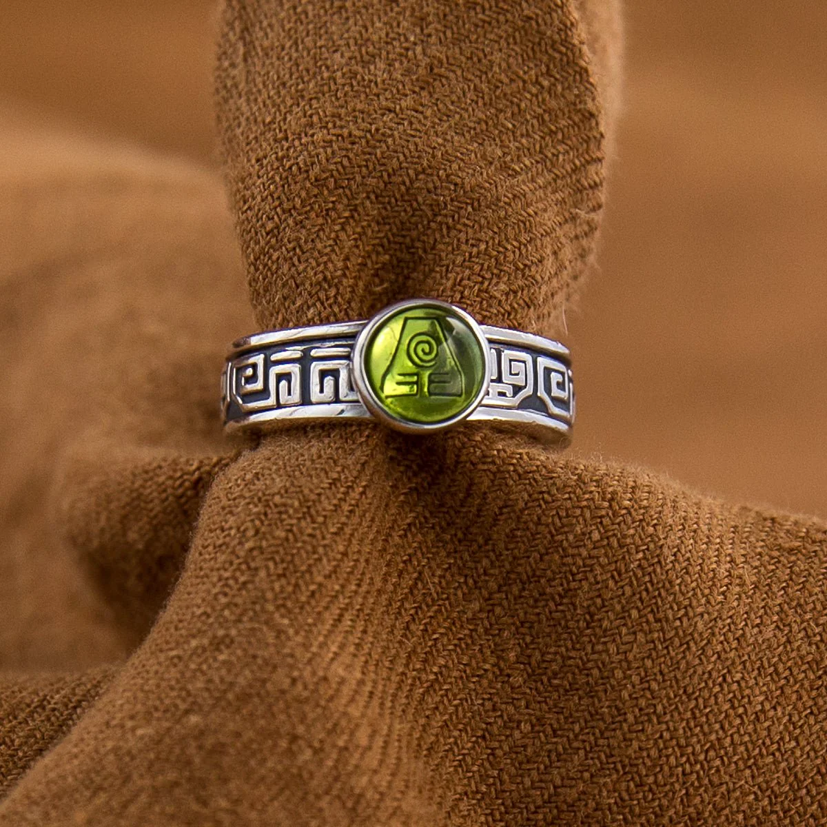 Avatar: The Last Airbender x RockLove Earthbender Spinner Ring - Image 4