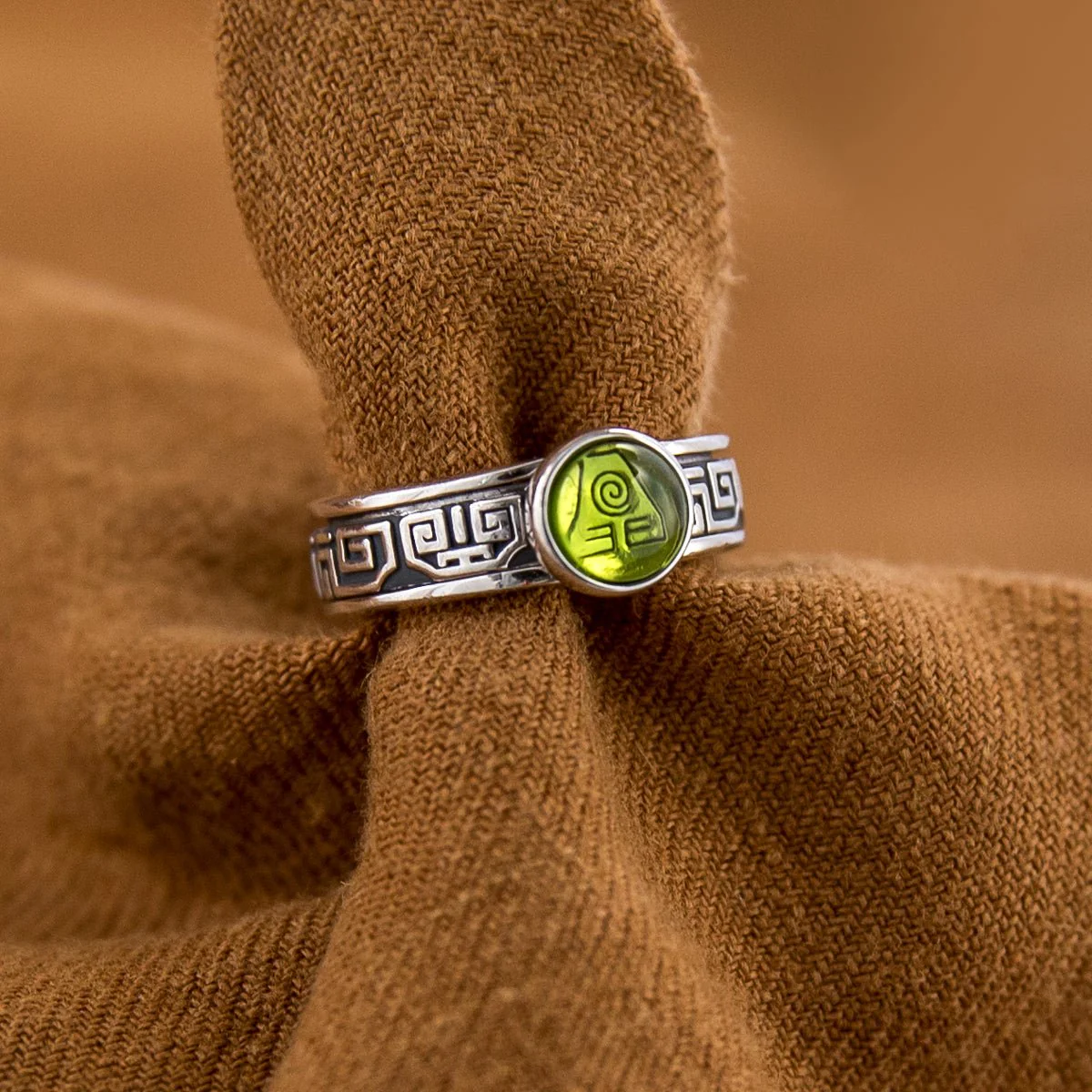 Avatar: The Last Airbender x RockLove Earthbender Spinner Ring - Image 5