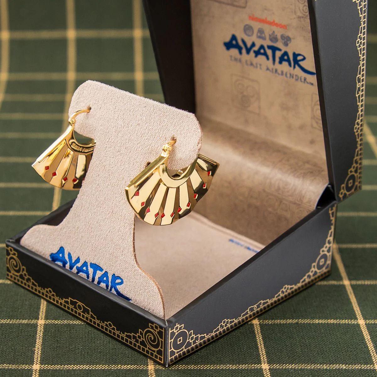 Avatar: The Last Airbender x RockLove Kyoshi Warrior Fan Earrings - Image 5