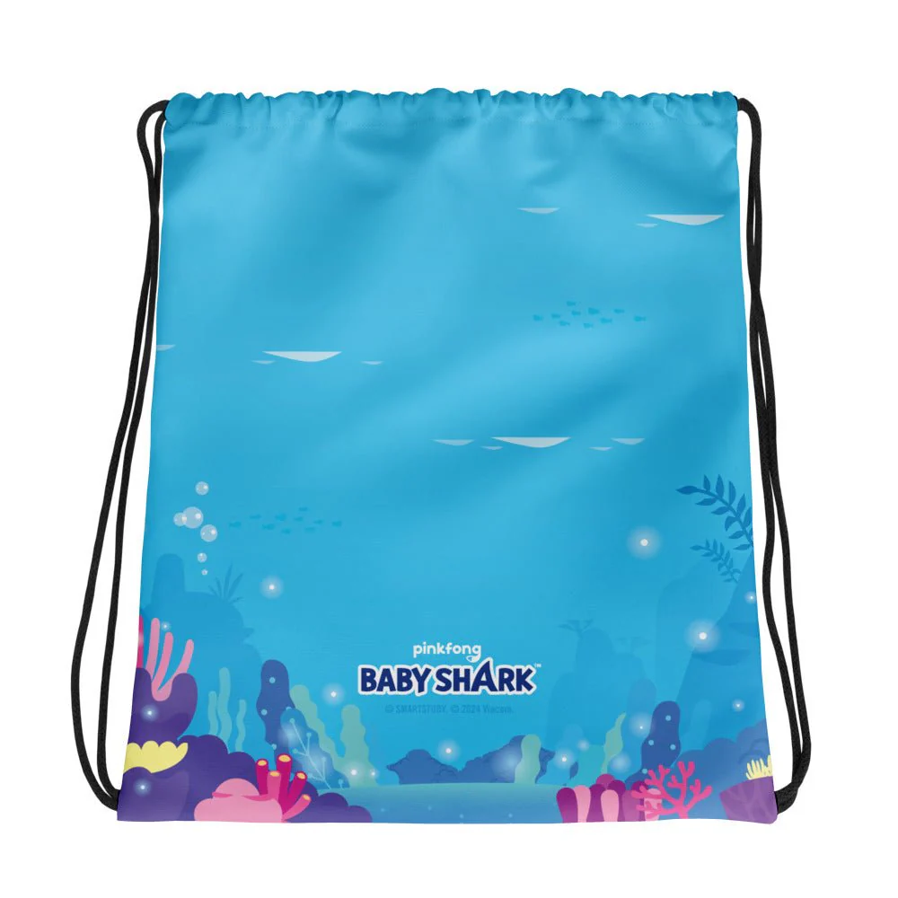 Baby Shark Doo Doo Doo Drawstring Bag - Image 2