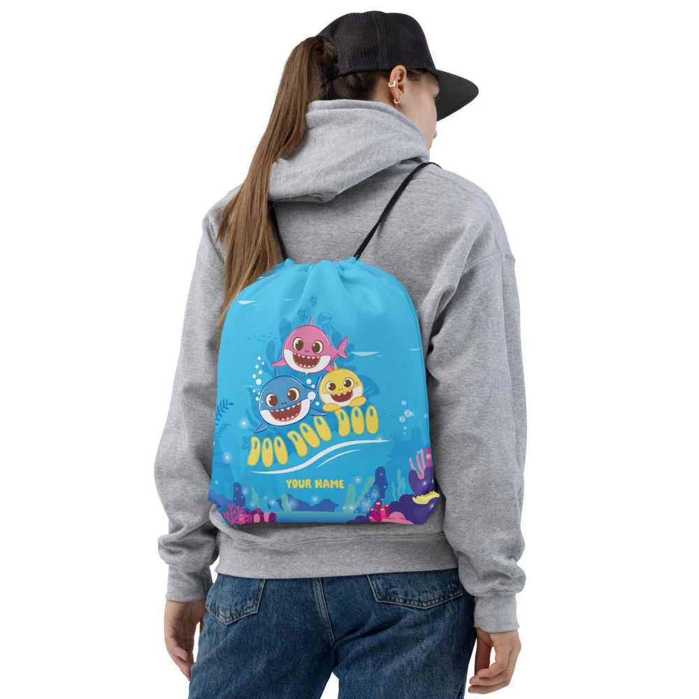 Baby Shark Doo Doo Doo Drawstring Bag - Image 3