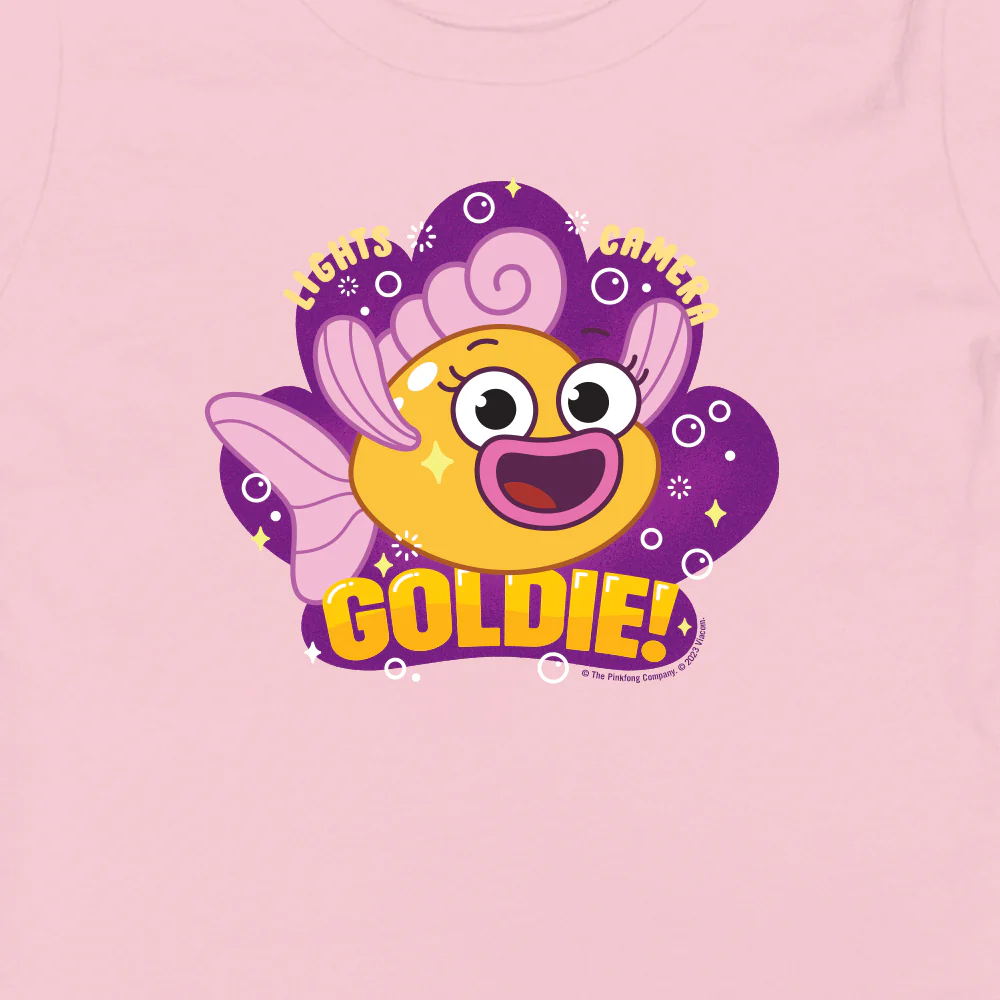 Baby Shark's Big Show Goldie Toddler Short Sleeve T-Shirt - Image 2