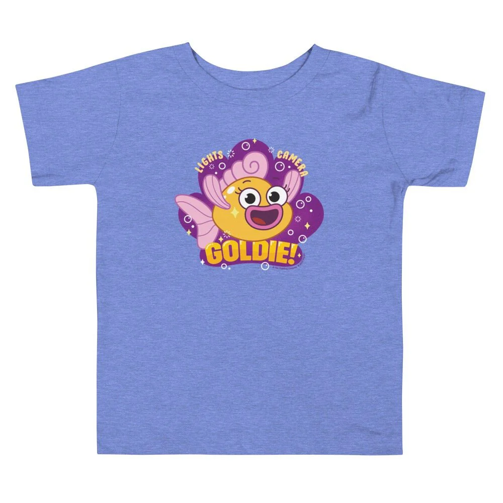 Baby Shark's Big Show Goldie Toddler Short Sleeve T-Shirt - Image 4