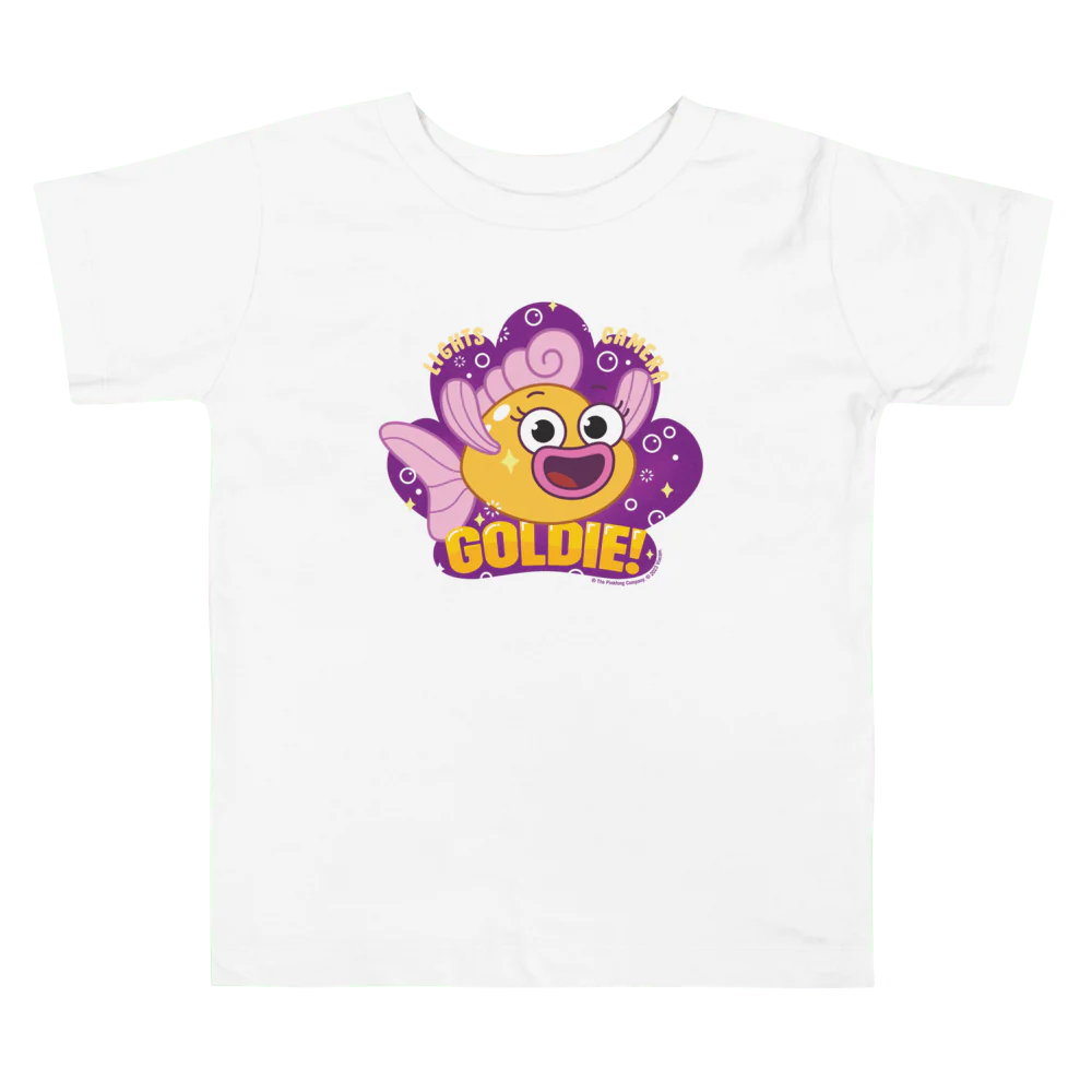 Baby Shark's Big Show Goldie Toddler Short Sleeve T-Shirt - Image 5