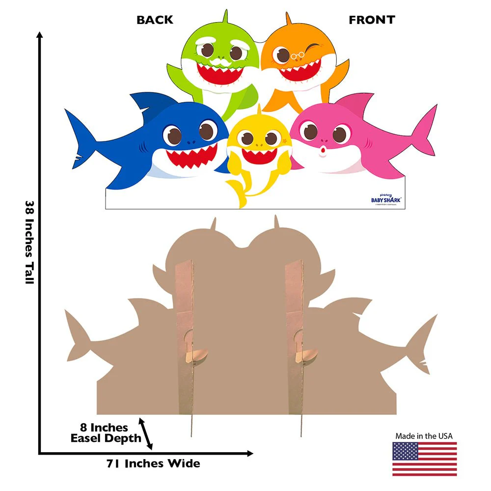 Baby Shark Group Standee - Image 4