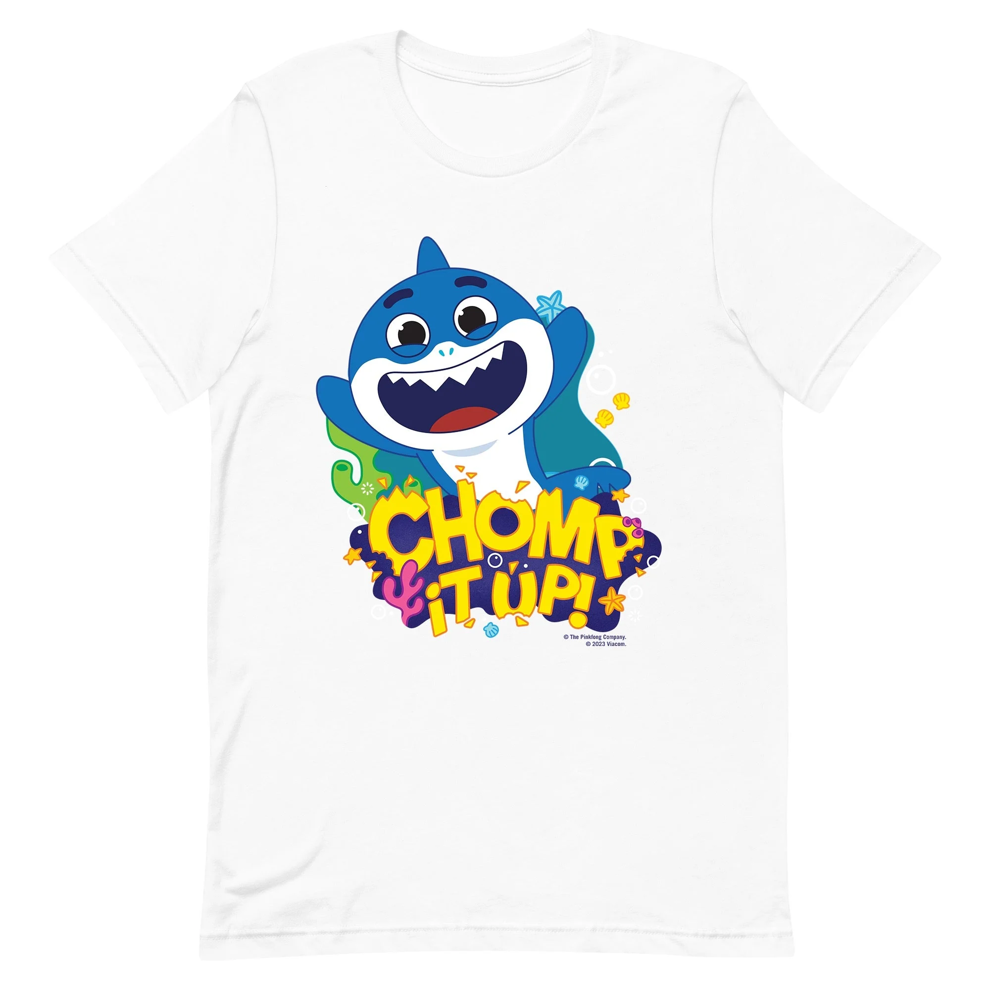 Baby Shark's Big Show Daddy Shark Personalized Adult Short Sleeve T-Shirt - Image 3