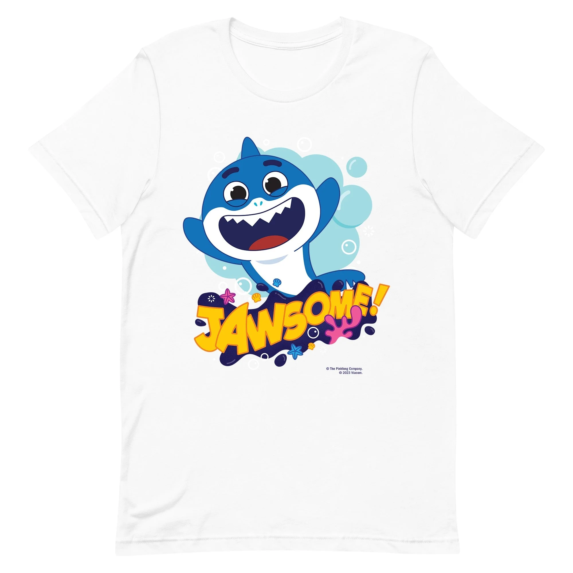 Baby Shark's Big Show Daddy Shark Personalized Adult Short Sleeve T-Shirt - Image 4