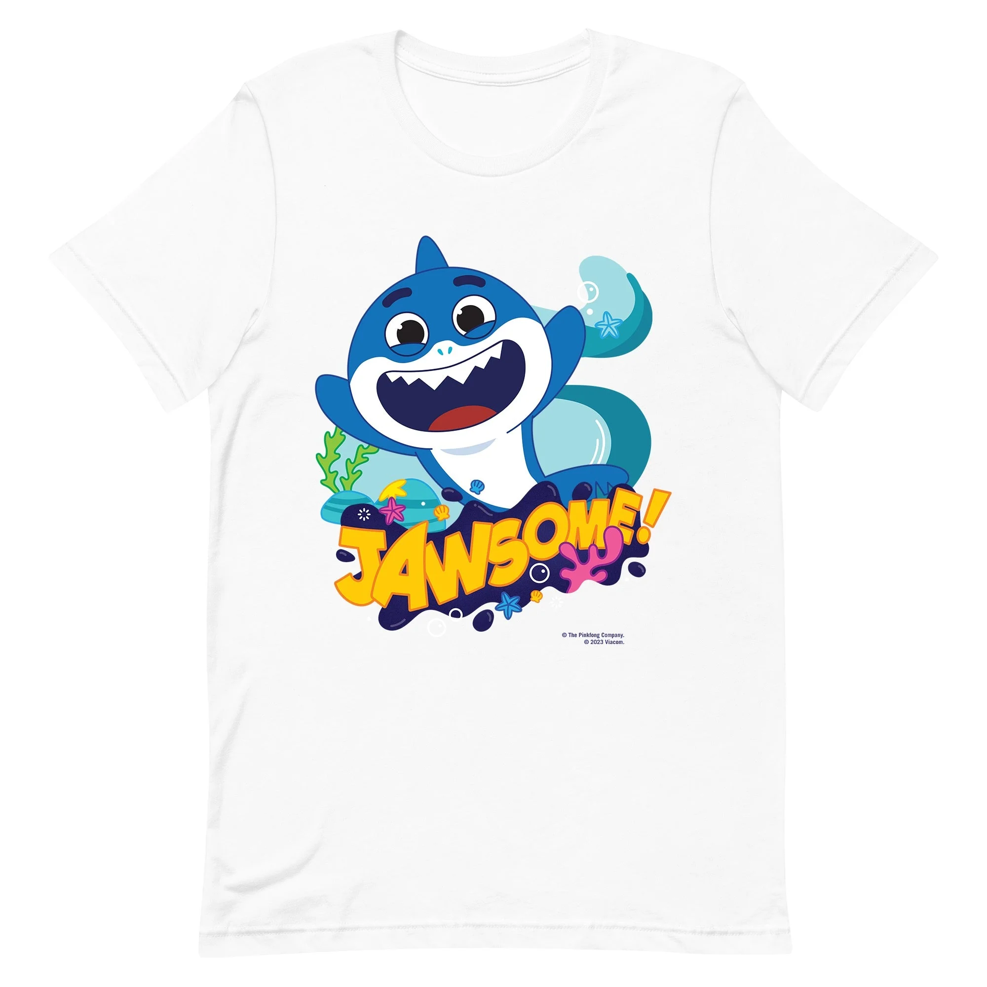 Baby Shark's Big Show Daddy Shark Personalized Adult Short Sleeve T-Shirt - Image 5