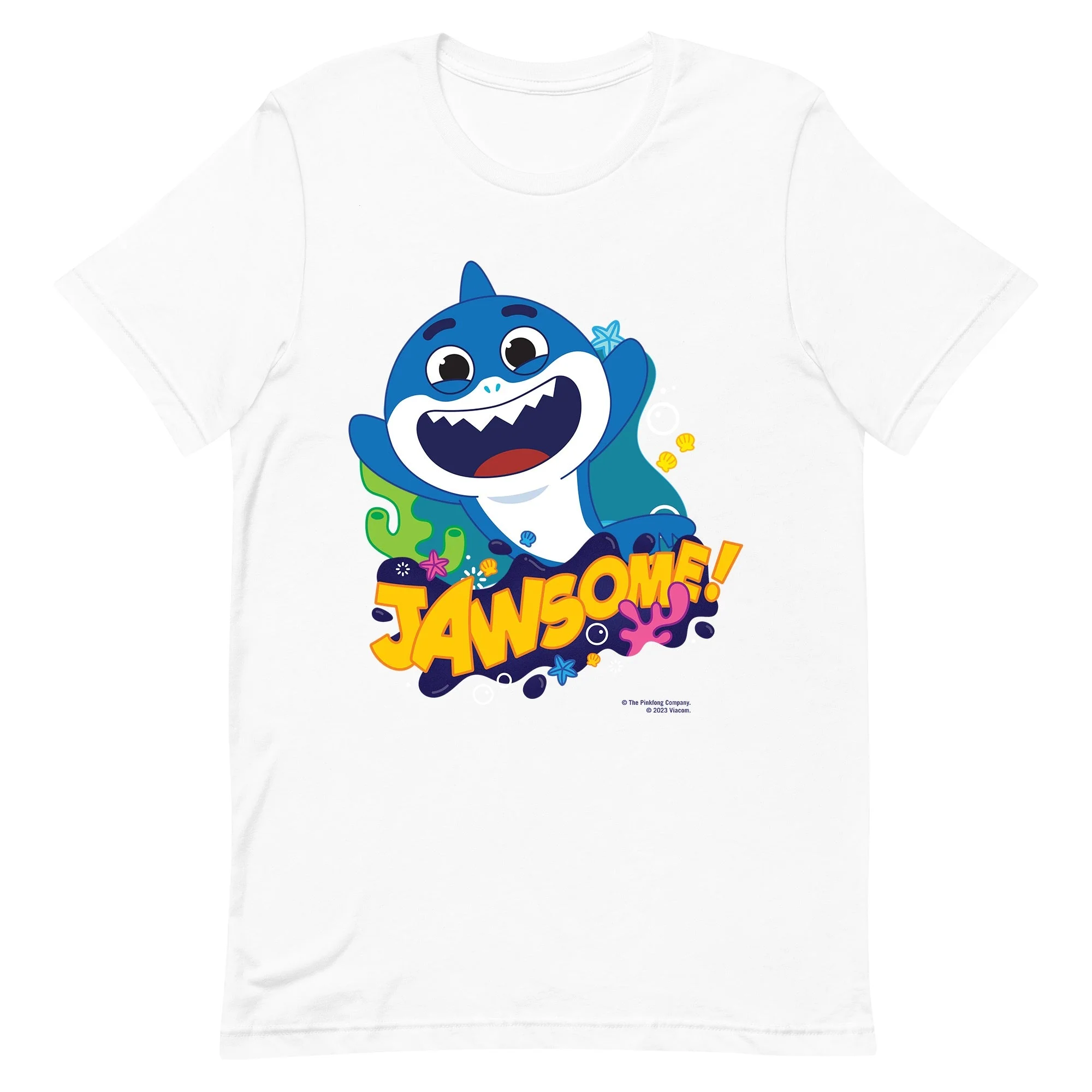 Baby Shark's Big Show Daddy Shark Personalized Adult Short Sleeve T-Shirt - Image 6