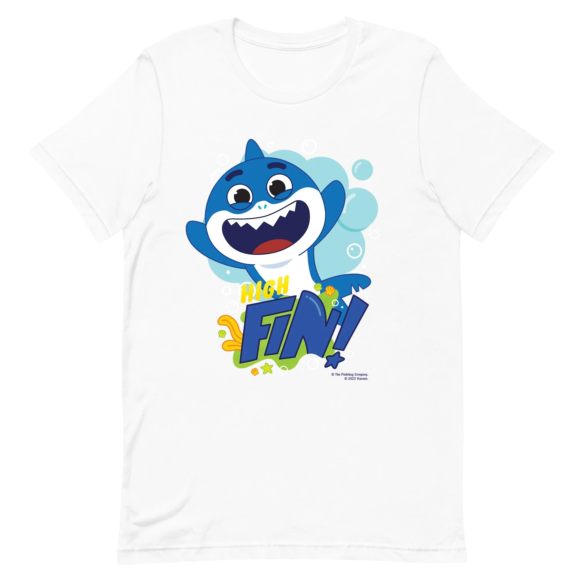 Baby Shark's Big Show Daddy Shark Personalized Adult Short Sleeve T-Shirt - Image 7