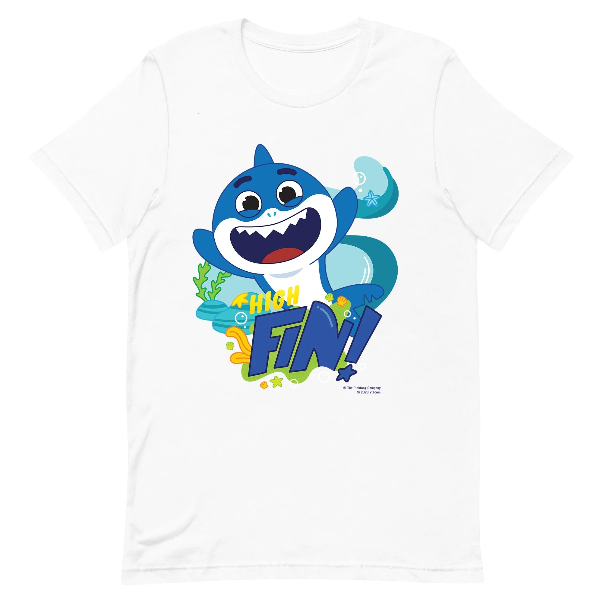 Baby Shark's Big Show Daddy Shark Personalized Adult Short Sleeve T-Shirt - Image 8