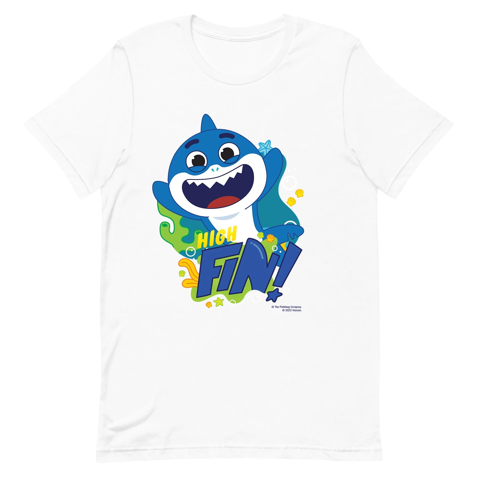 Baby Shark's Big Show Daddy Shark Personalized Adult Short Sleeve T-Shirt - Image 9