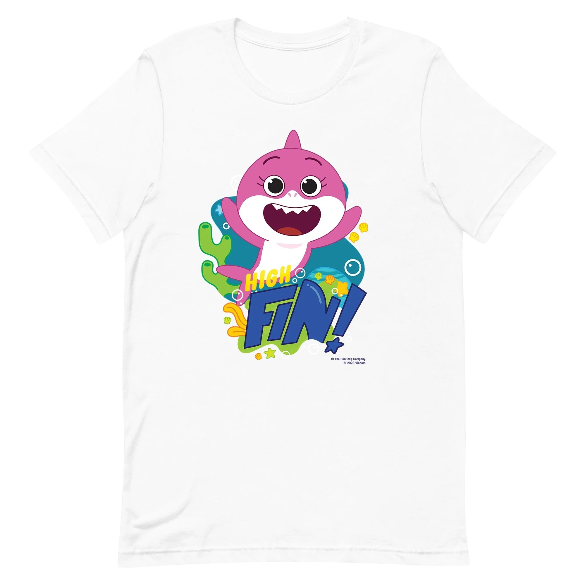 Baby Shark's Big Show Mommy Shark Personalized Adult Short Sleeve T-Shirt - Image 3