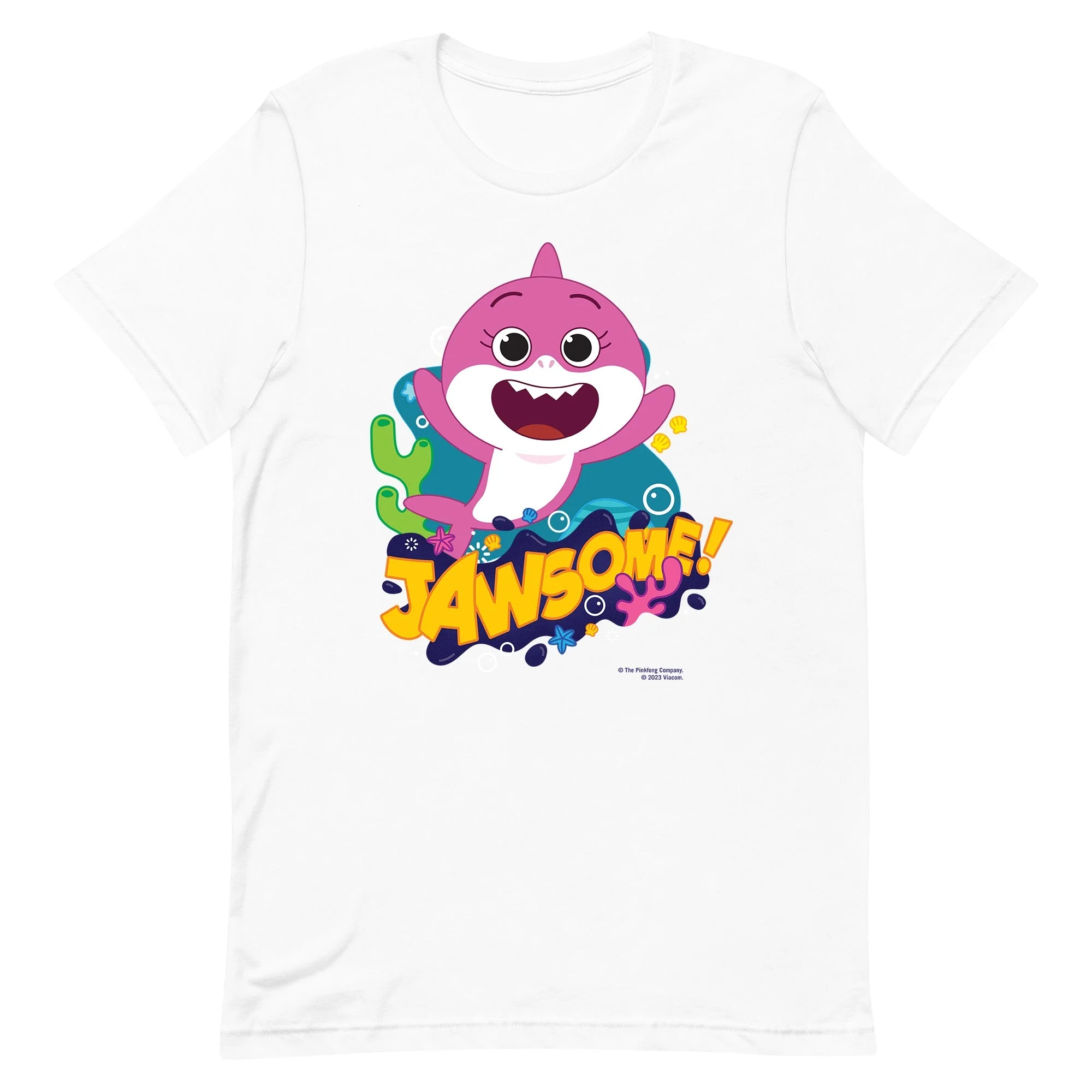 Baby Shark's Big Show Mommy Shark Personalized Adult Short Sleeve T-Shirt - Image 4