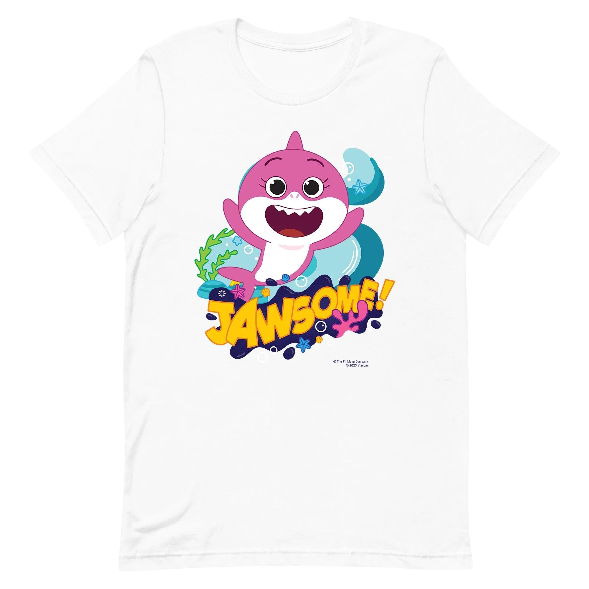 Baby Shark's Big Show Mommy Shark Personalized Adult Short Sleeve T-Shirt - Image 5